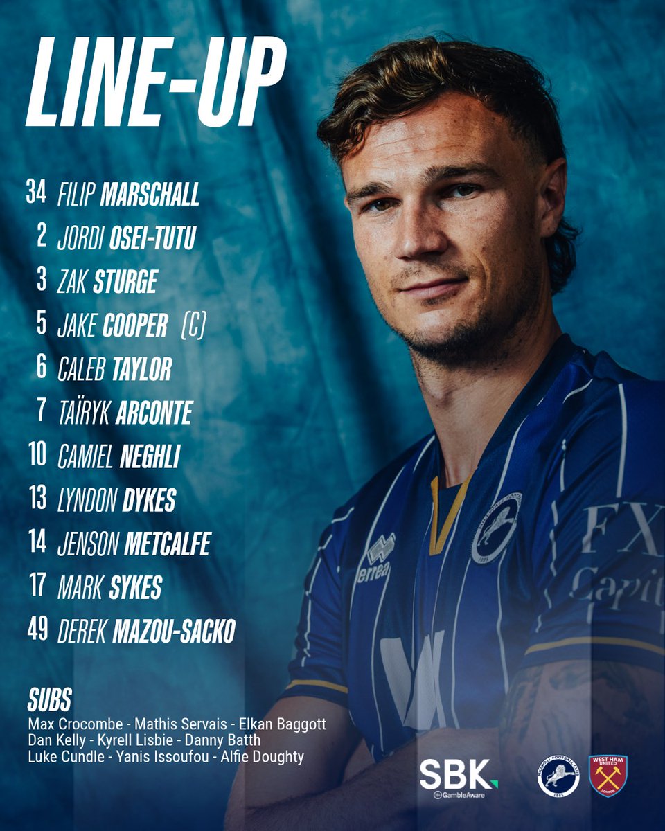 MillwallFC's tweet photo. Alex Neil names his Lions XI 👊 https://t.co/MP0N9wMatG