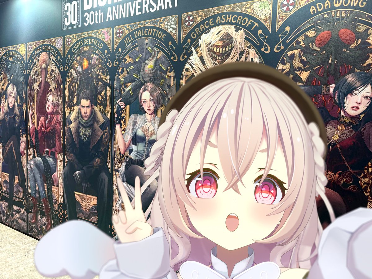 riel_momozono's tweet photo. #TGS2026 、マネージャーとビジネスデーにお邪魔してきたのです🍑💫

色んなゲームの今とこれからがぎゅっと詰まった夢のような空間だったのですよ…🕊️💭
お世話になっている企業さんにもしっかりご挨拶できたぞ✨

 CAPCOMさんのブースでは試遊もさせて貰ったので、その様子もまた後日ポストするのです！🕊️🎉
