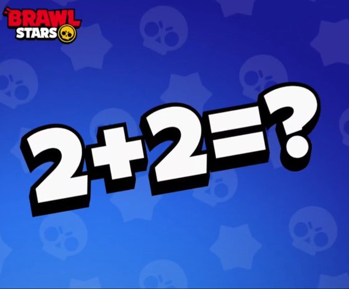 Matiasrg32's tweet photo. @BrawlStars 2+2=4 #BrawlStars #Duolingo https://t.co/dsmmSenma6