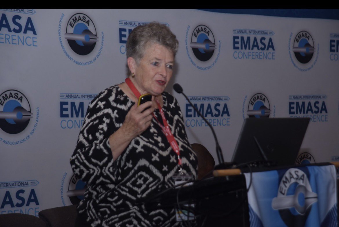 EMASA_01's tweet photo. LEADING TOWARDS A FUTURE THAT INCLUDES EVERY LEARNER

Prof Mary Metcalfe of Wits University challenged education leaders with a powerful question:

“How do we lead institutions that do not merely survive disruption, but use it to deepen democracy, equity and learning?” https://t.co/bIUgxOPsbS