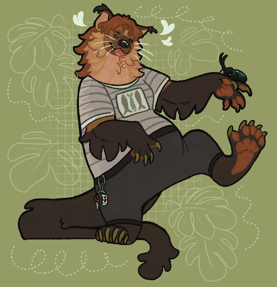Fisher_tailz's tweet photo. @Newmuune My sona Fisheeeer!! 🥰 https://t.co/9gV5EA9NkN