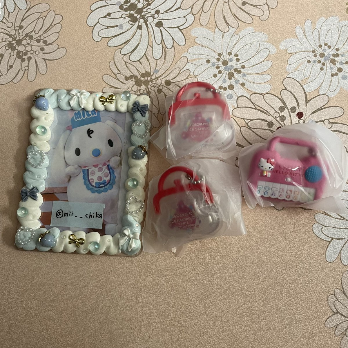 mii__chika's tweet photo. ハローキティ かわいいおもちゃ ミニチュアチャーム
郵送での交換を探しています📮𓈒𓂂𓏸
※職場の郵便集荷にのせますので領収書のご提示できません🙇‍♀️ご了承ください

【譲】
サイフおしゃれ、ピアノ

【求】
おしゃれバッグ

検索からでもお声がけください🙇‍♀️ https://t.co/MZaEHxeOmN