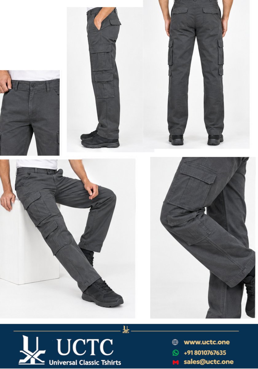 UCTC_Tshirts's tweet photo. Introducing Our New Cargo Pants Collection — Built for Performance. Designed for Professionals.

From the factory floor to field operations, our customized cargo pants are engineered to deliver the perfect combination of durability, comfort, and functionality. https://t.co/14oaR0ULls