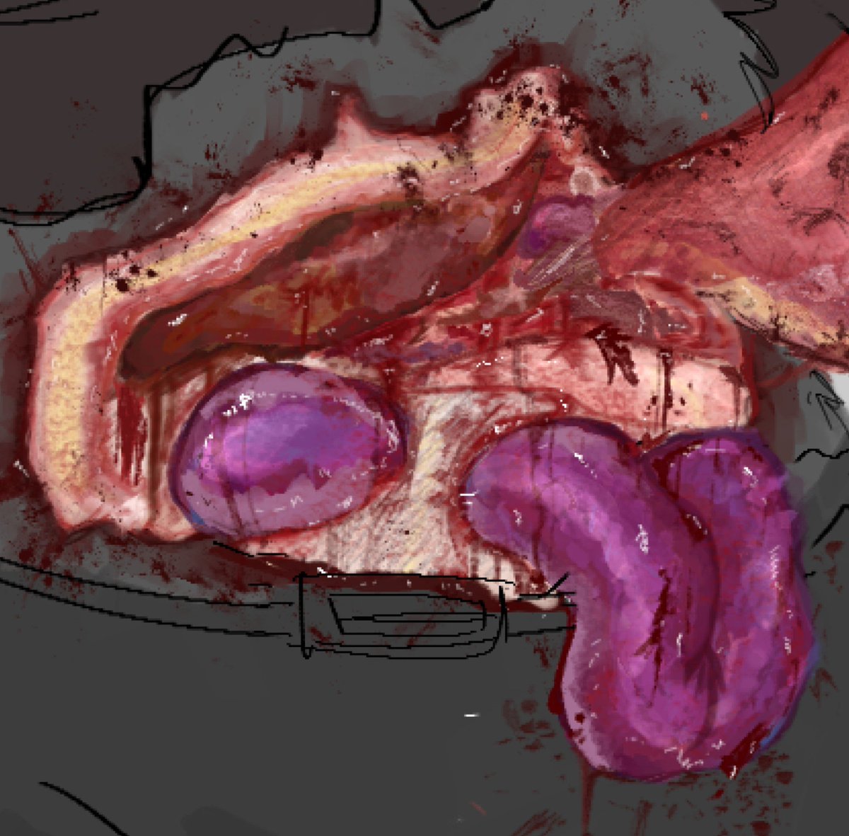Raythalpy's tweet photo. Hungry
#guro #gore #oc https://t.co/bAatS87ysM
