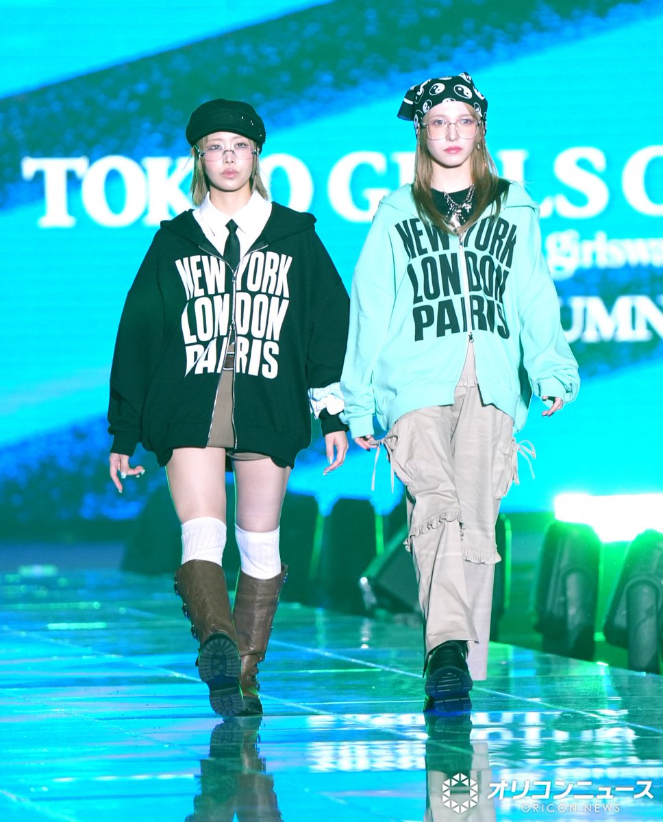 oricon's tweet photo. 【🌷TGC 26 A/W🌷】
FRUITS ZIPPER・仲川瑠夏＆早瀬ノエル
遊び心コーデ着こなす🎶

“イロチ”パーカースタイルで堂々ランウェイ✨️
https://t.co/aT0g9f7D9t

＼フォトギャラ随時更新中📸🌟／
https://t.co/zNkXZl7tNn

#マイナビTGC #TGC https://t.co/io70tlOWJg