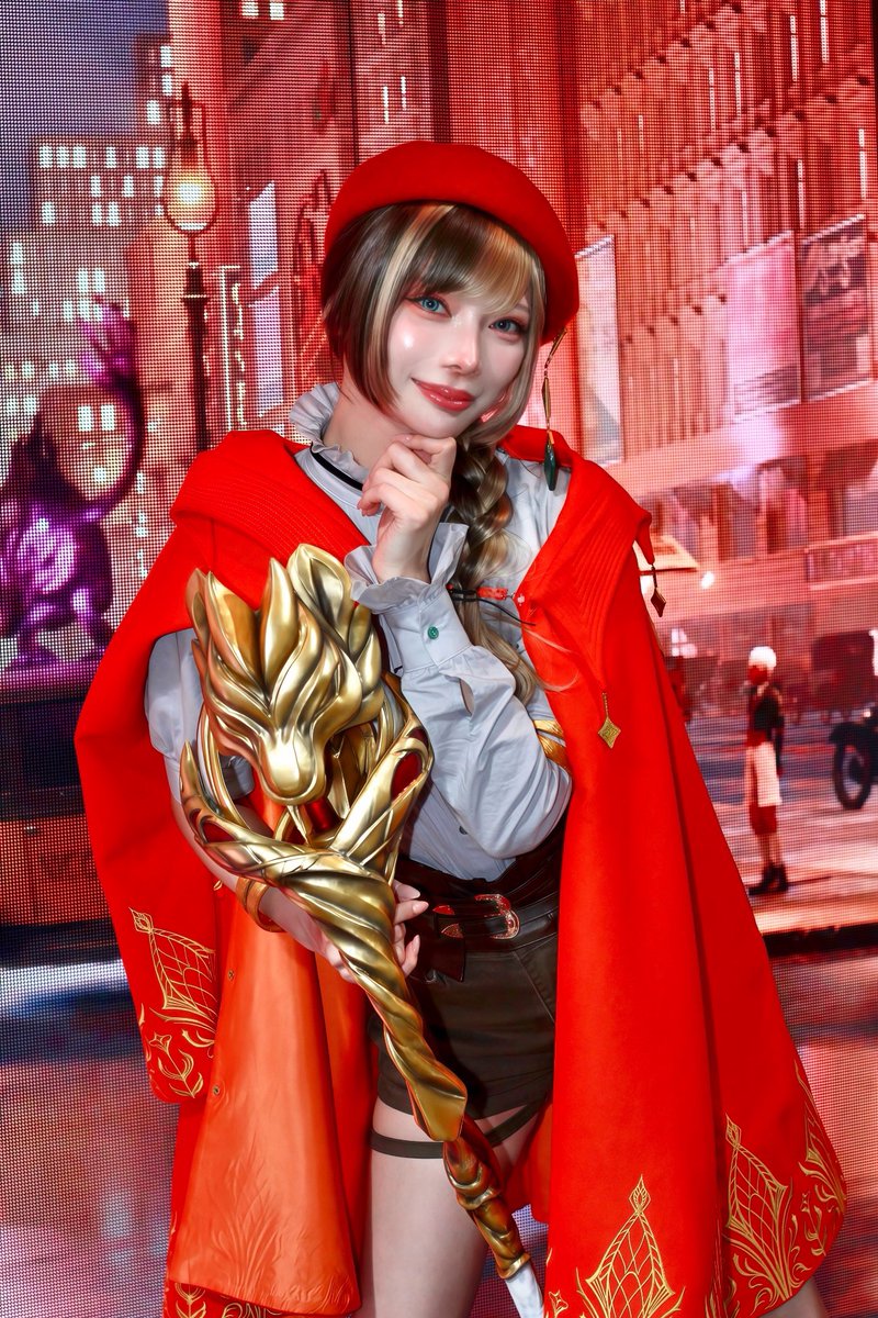 3107dayo's tweet photo. ❤️🧡❤️🧡
#RhapsodyinScarlet
#ラプスカ
#tgs2026
#米倉みゆ https://t.co/0lmCSaMUYI