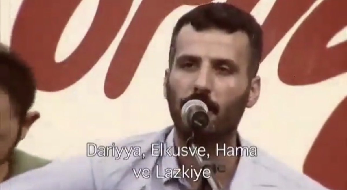 Halid_SY963's tweet photo. على سيرة أصالة.. حابب عرّفكم على هذا الشخص التركي يلي اسمه محمد علي أصلان. لم يترك ساحة أو شارعًا في تركيا إلا وتظاهر وغنّى وردّد هتافات، وأعاد غناء ما غنّاه الساروت. رجل كرّس حياته من أجل نصرة السوريين، وشاهدناه في معرض دمشق الدولي. وللأمانة، من أشهم الناس ��لذين أعرفهم.

@AslanAliMehmet
