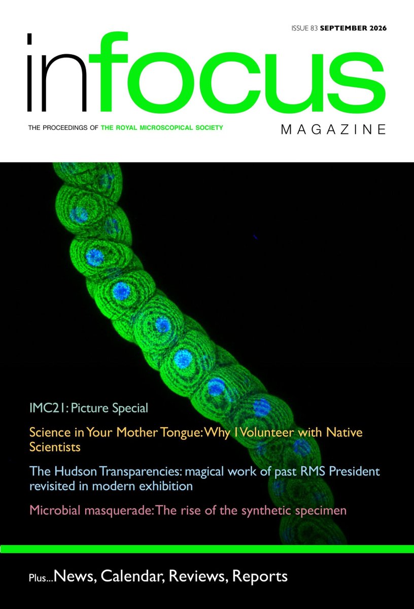 studentsIScBHU's tweet photo. Confocal microscope image of Malpighian tubules from the doctoral research of Saurabh C Sagar, Dept of Zool. BHU is featured on the cover of infocus Magazine, Issue 83 Sept 2026, published by the Royal Microscopical Society.
Congratulations!
#BHU #Microscopy #ConfocalMicroscopy https://t.co/dTMgXYn7Sy