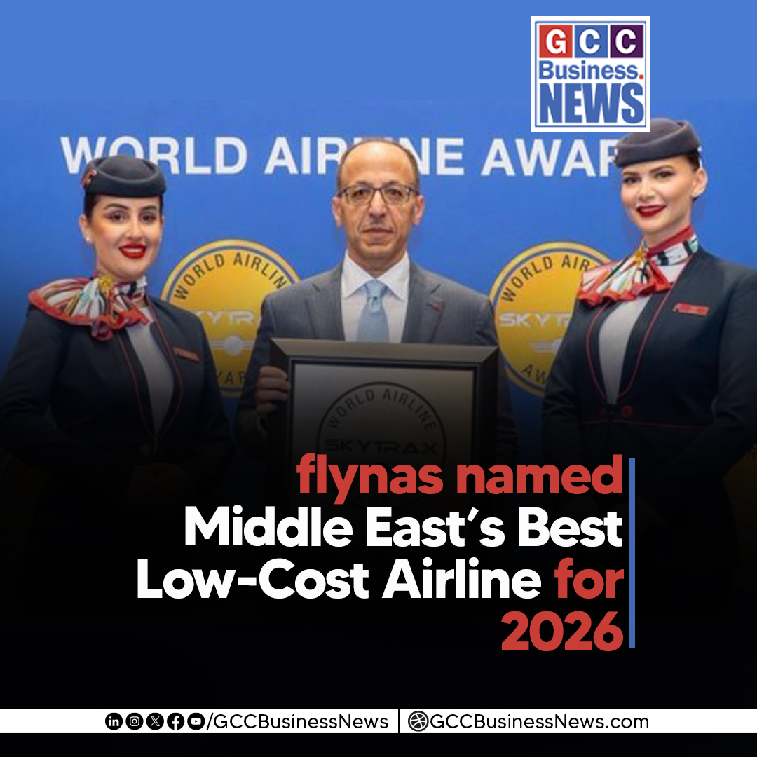 GCCBusinessNews's tweet photo. flynas named Middle East’s Best Low-Cost Airline for 2026
https://t.co/HG0wV55cug
#flynas #Skytrax #SkytraxWorldAirlineAwards #SaudiArabia #SaudiAviation #Aviation #Airlines #LowCostAirline #MiddleEast #AviationAwards #GCCBusinessNews @skytrax_uk @flynas https://t.co/zyX6UAS0q0