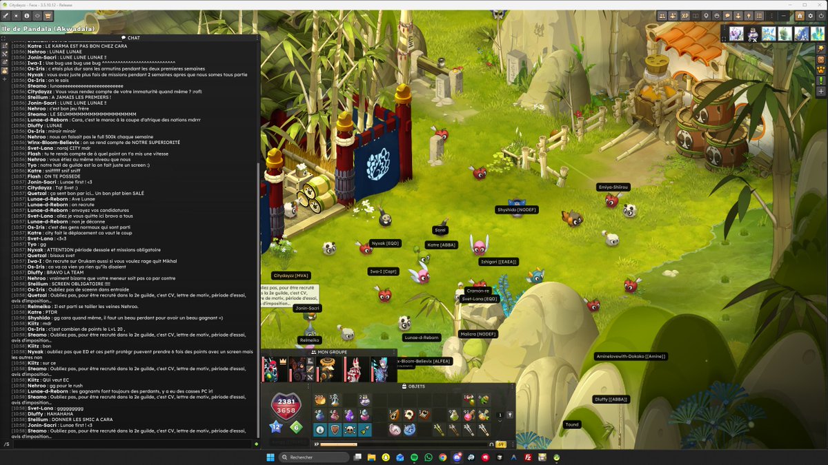 3D_WIIN's tweet photo. @EraoTV [11:55] EraoTV#1584 (Relmeiko) n'est pas connecté sur le serveur Mikhal. Guilde [Lunae Reborn]

Toi pour un jeu ce que tu es capables de dire https://t.co/B13OxPmrJf