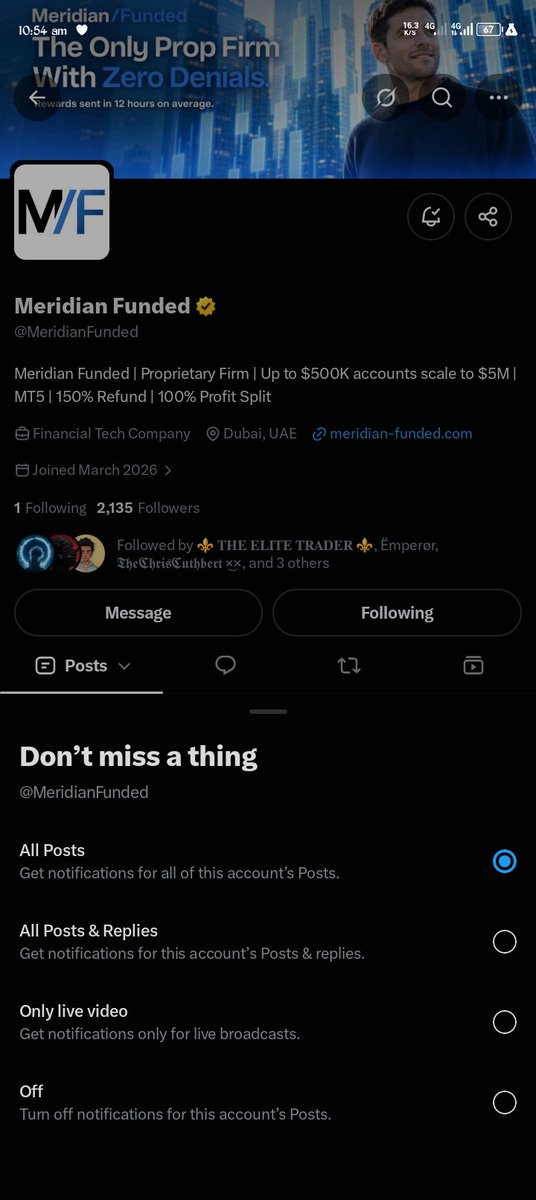 Amakathetrader's tweet photo. @TheEliteTrader_ @MeridianFunded @The_Risk_Ranger @speedouFX001 All Done ✅ https://t.co/Mj3YRamvmO