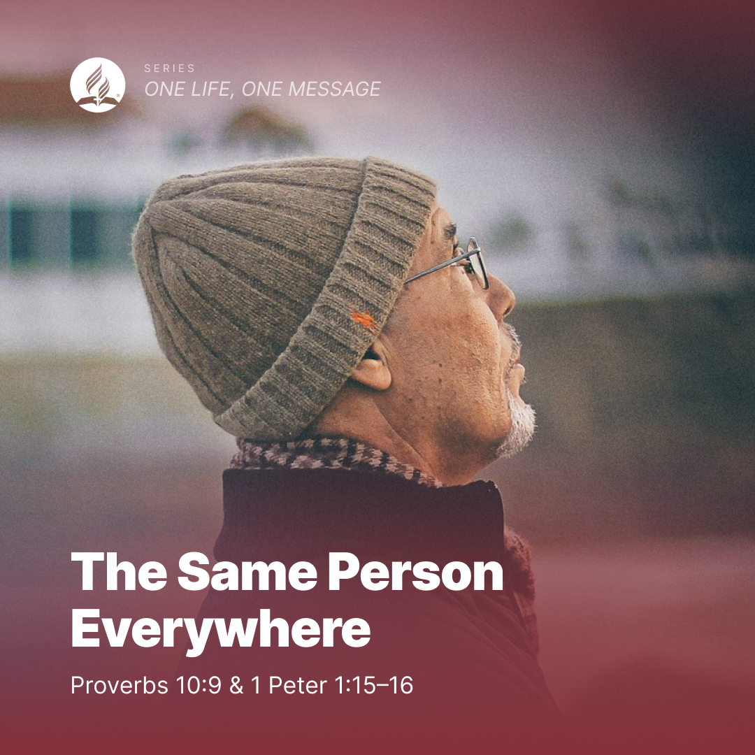 adventistchurch's tweet photo. Anyone can be miserable everywhere they go, but it takes a person walking with the Holy Spirit to walk with honesty, kindness, truth, and generosity everywhere they go. Like this post and join us in prayer today for integrity. https://t.co/8LINuit5Kv