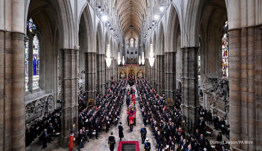 wabbey's tweet photo. The State Funeral of Her late Majesty Queen Elizabeth II was held here at the Abbey four years ago today, on 19 September 2022.

‘I am the resurrection and the life. Those who believe in me, even though they die, will live, and everyone who lives and believes in me will never die.’