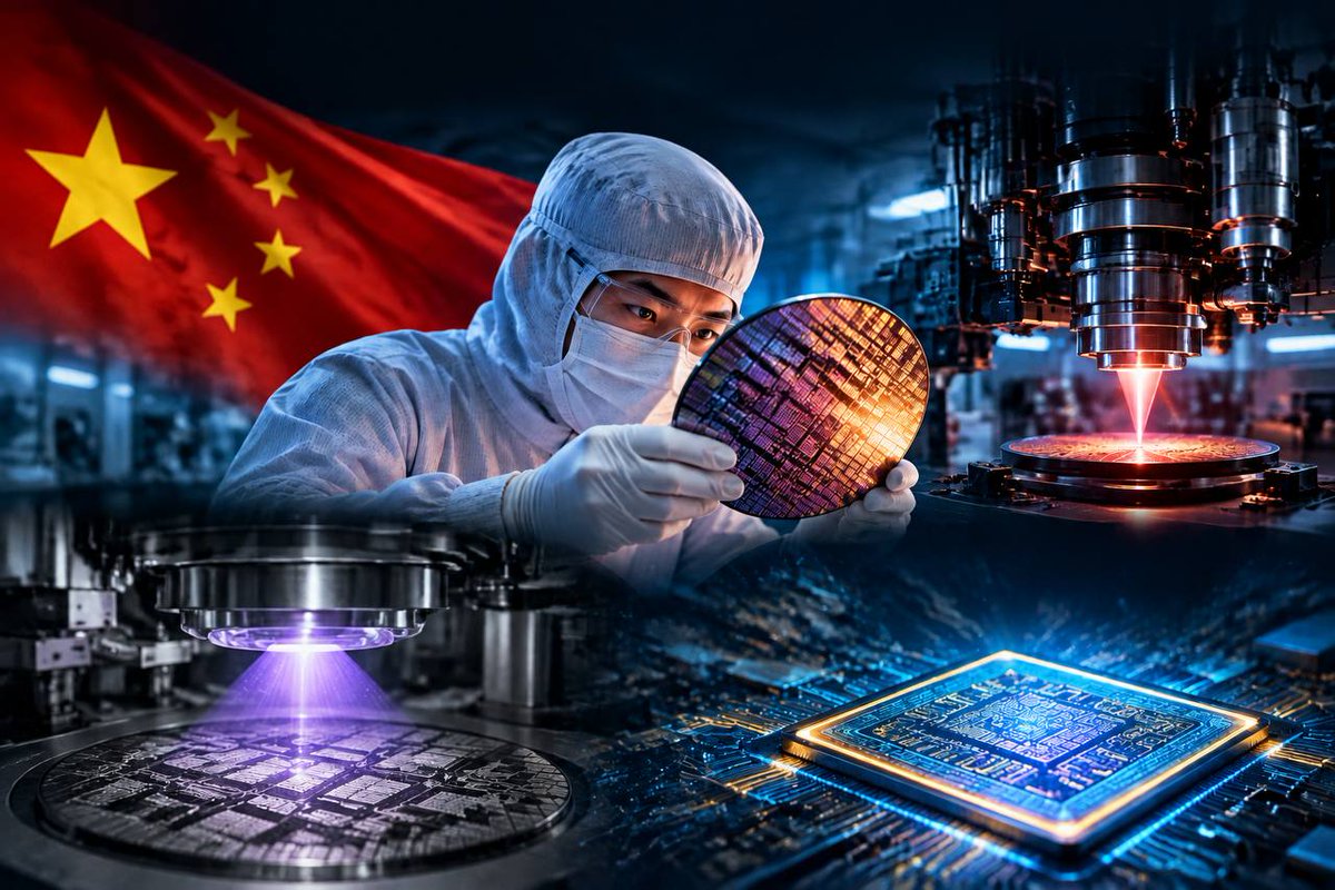 SputnikInt's tweet photo. China advances next-generation chip research beyond EUV limits

The Chinese Academy of Sciences has developed an early sub-3nm chipmaking process path using DUV lithography, showing a possible alternative route to advanced semiconductor production despite US restrictions on extreme ultraviolet lithography (EUV) technology.

🔸The institute developed a preliminary gate-all-around (GAA) transistor process using deep ultraviolet (DUV) tools instead of ASML’s EUV machines

🔸 Scientists integrated stacked nanosheet-channel GAA CMOS transistors, an architecture used by leading chipmakers for next-generation nodes beyond FinFET designs

🔸 China is also investing in domestic DUV technology and new chip architectures to reduce dependence on restricted foreign equipment

These efforts will help China narrow the gap in advanced semiconductor manufacturing despite continued limits on access to the world’s most advanced lithography tools.