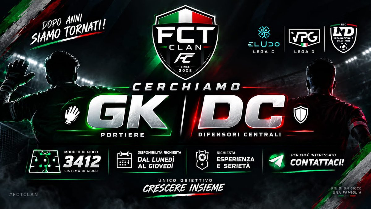 FCTClan_'s tweet photo. @avinho_proclub @VPGItaly @VPGEurope @VPGSanMarino @eLUDO_League @CPGItaly https://t.co/QJNPt9hqeR