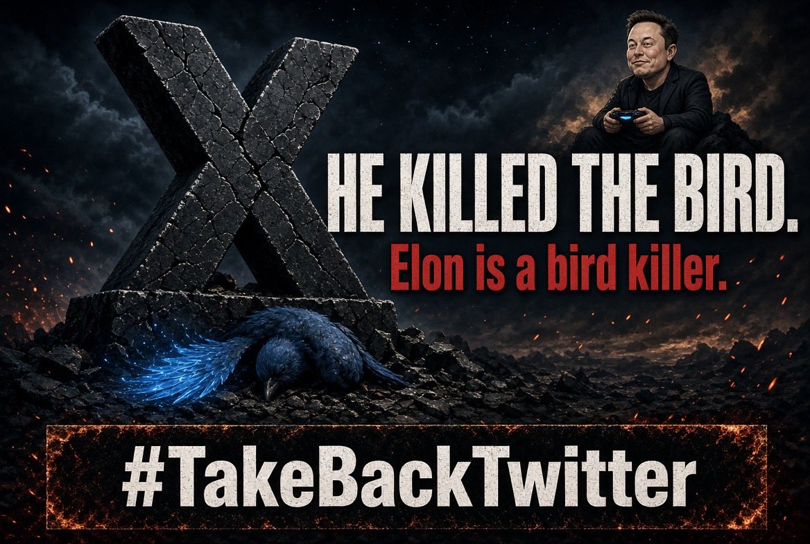 yashudalistened's tweet photo. You’re a bird killer @elonmusk
#takebacktwitter https://t.co/QOURRmPOO9
