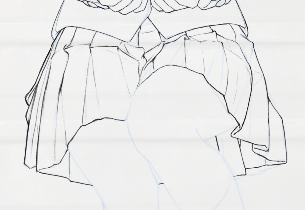 __viewpoint__'s tweet photo. 本当に心の底からプリーツスカート描くのがしんどい https://t.co/KVAL3Lvkhy