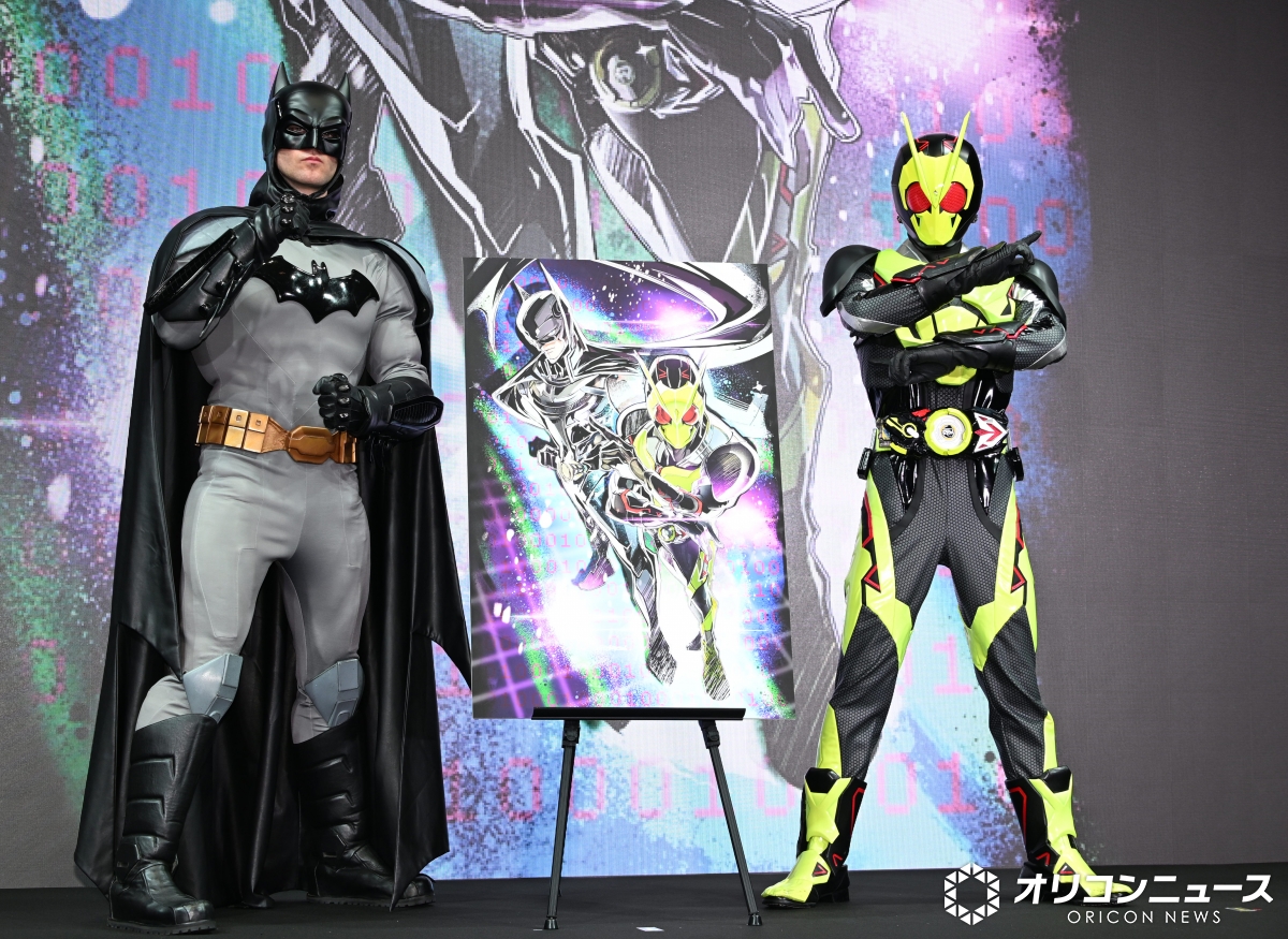 oricon's tweet photo. バットマン×仮面ライダー
初タッグが実現…コミック制作へ
https://t.co/fIYw62ghOc

#バットマンの日 https://t.co/GaOw6LGJ5h