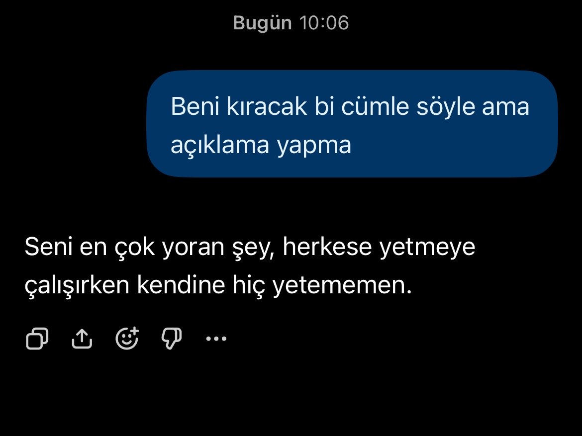 Sadecezeyyy's tweet photo. Sağ ol @ChatGPT https://t.co/LSXB1Ayxwq