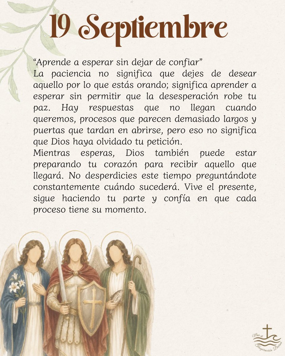 mar_deInsDivina's tweet photo. No confundas la espera con el abandono. A veces, mientras tú esperas una respuesta, Dios está preparando algo que todavía no puedes ver. 🙏🏻🤍✝️ https://t.co/DVWgc27KvJ