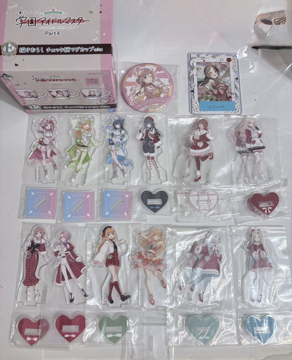 pOrun_6296's tweet photo. 【交換】学マス 一番くじ part6

譲→part6 H賞 咲季、清夏、手毬、過去弾画像の物
求→part6 H��� 千奈、燕、美鈴

※part4E賞はpart6E賞 燕との交換希望

都内手渡し、郵送可能です⭕️
お気軽にお声掛けください🌷 https://t.co/yC8it4X375