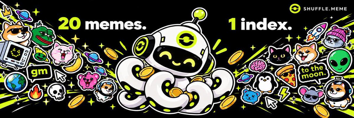 Shuffle_RH's tweet photo. Since launch, here's what $SHUFFLE has shipped:

✅ Index live on Robinhood Chain, deposits and withdrawals open 

✅ Basket holding real tokens, $SHUFFLE included 

✅ $SHUFFLE / XSHUFFLE both trading 

✅ DexScreener fully set up, logo, banner, socials 

✅ Two articles published, intro + full tokenomics breakdown 

✅ TG community live and growing

Also had a great team meeting this morning outlining our next plans and initiatives. Can't wait to reveal them, plus a few surprises along the way. 👀

Still early. More coming. 🤖💚
