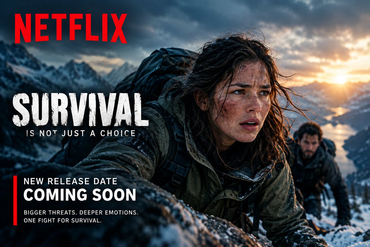Riyat4dz's tweet photo. Netflix has officially set a new release date for its harrowing survival story. The upcoming title promises suspense, danger and an emotional fight for survival. Find out what viewers can expect and get the latest details here: https://t.co/ueA25zPYXi

 #reels #foryou #trend https://t.co/Yr8XLLZxpU