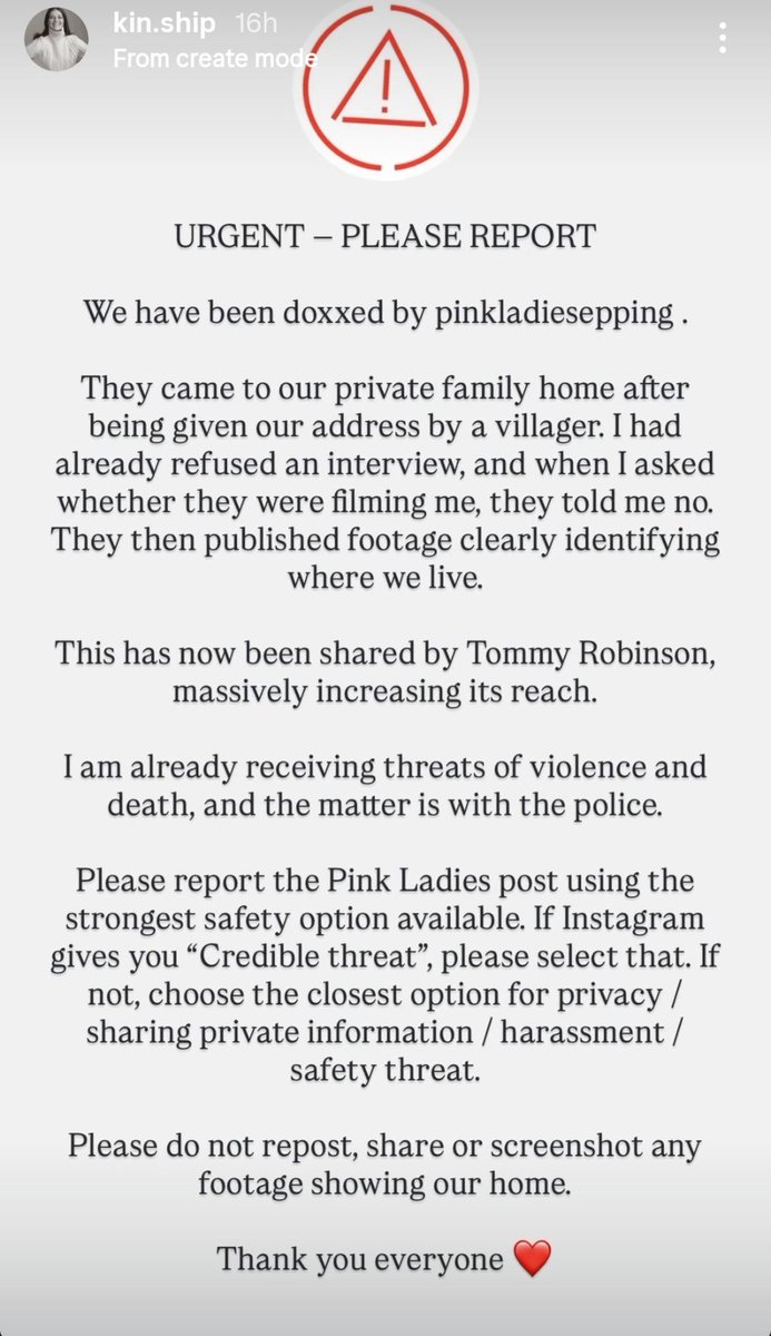 SalfordMe2023's tweet photo. I called the 'Pink Ladies' out as grifters with no interest in women's safety on the day they launched.

I didn't realise they'd stoop so low as to actively endanger women. https://t.co/UBVnRn33OZ
