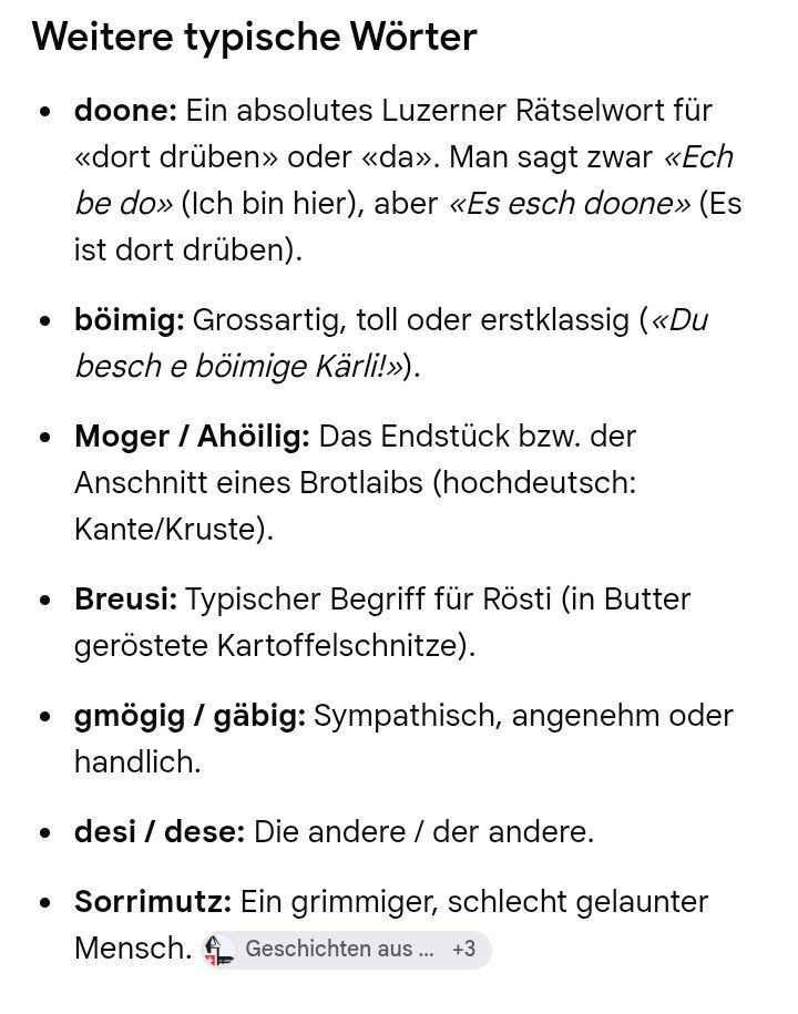 GalloPinto1312's tweet photo. @HuefthochHnvr ... dr luzärner dialekt isch äbe komisch ... 😉 ... 👇 ... https://t.co/rJVsdqdtWK