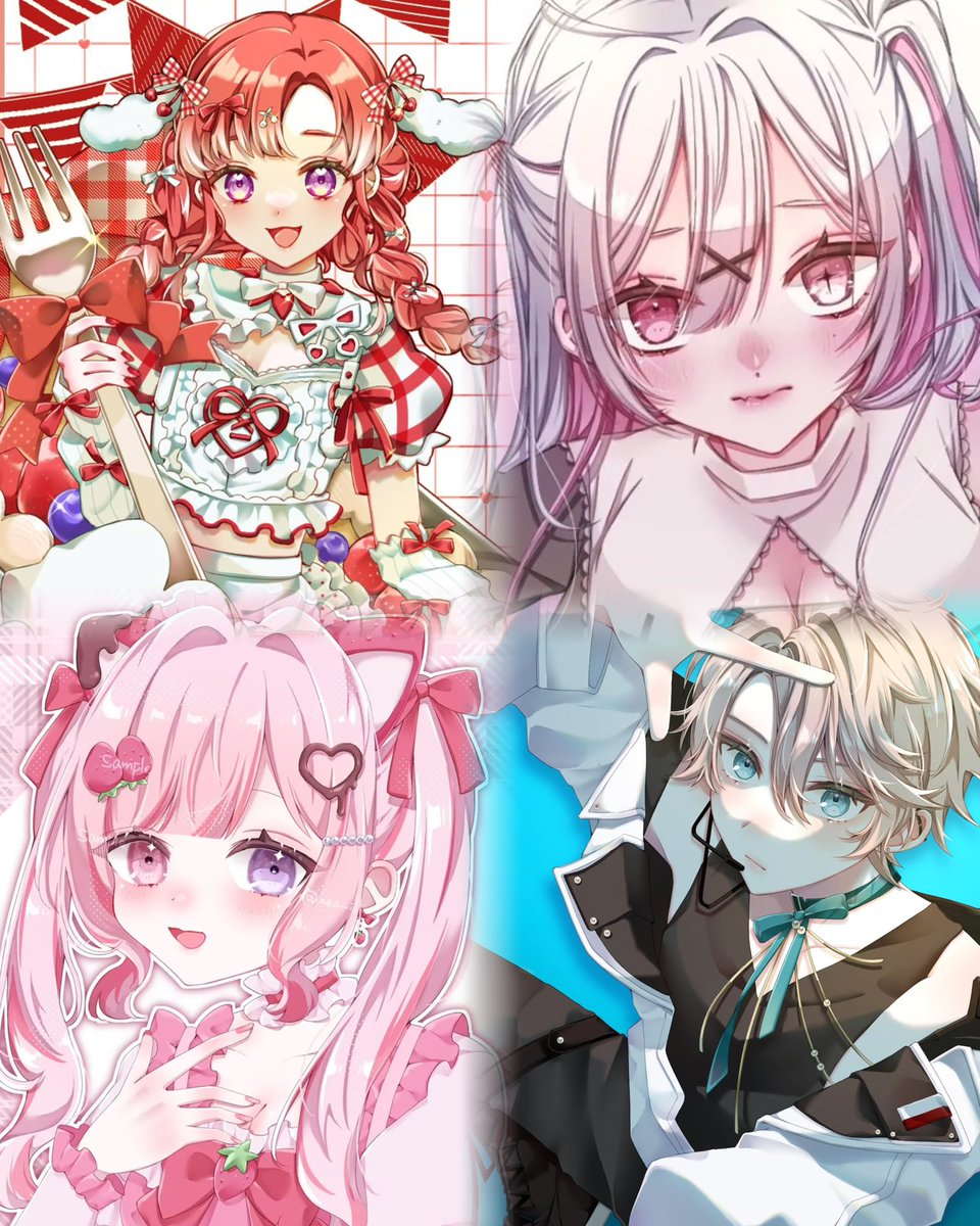 nja_q0's tweet photo. ✧︎無償企画✧︎
〰️
VTuberや活動者さん向けにイラストを描かせてください！

♡応募条件
・フォロー＆RT
・活動者であること

#RTしたVtuberさんを描く #無償企画 https://t.co/K7JxXoL7Hj