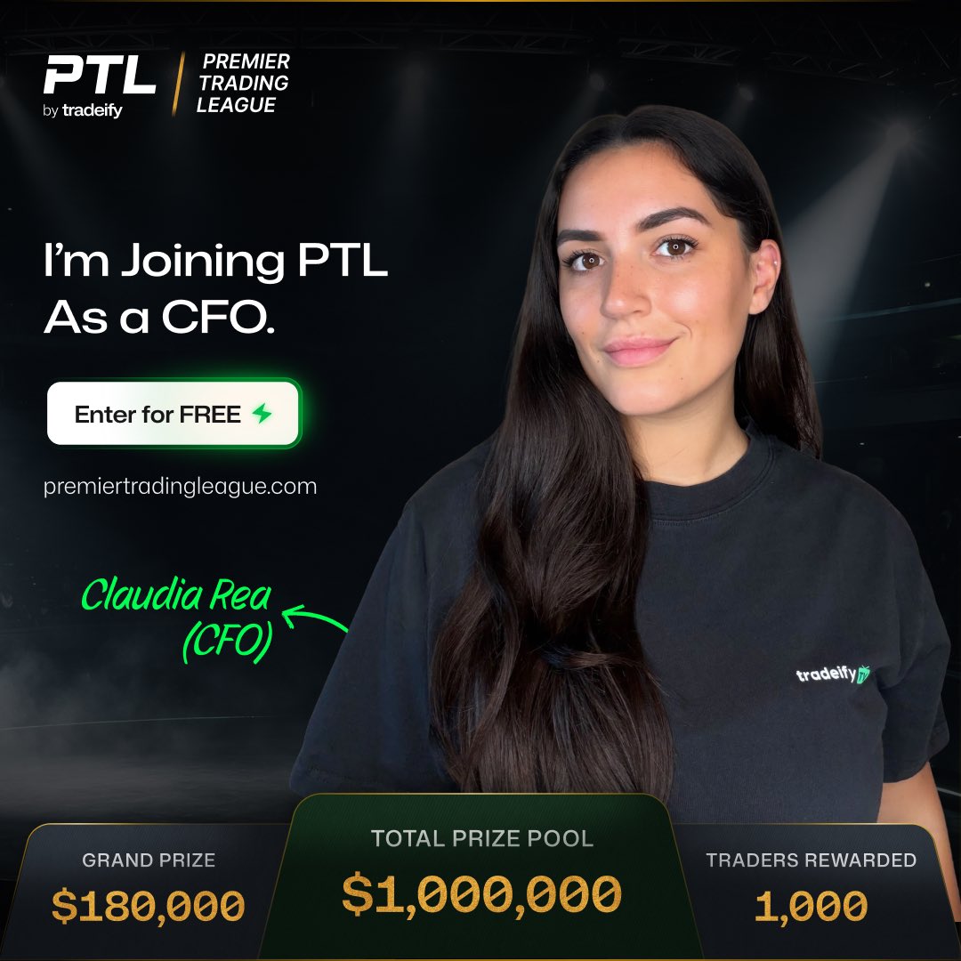 _claudiarea's tweet photo. Very excited to announce that I’m joining @Tradeify’s PTL as a CFO 📈

If you haven’t already

Register for free &amp;

Join team Claudia x Arteezy 💪

Open 1 starts Monday 21st, 6pm EDT 🔥

#JoinPTL @JoinPTL 

👉 https://t.co/Xix18WgGdU https://t.co/QsPXAdfpWR