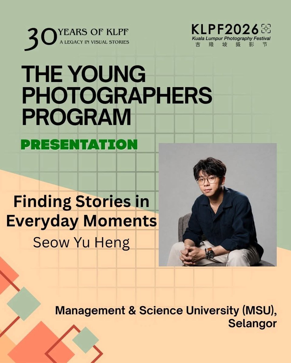 msumalaysiaFISE's tweet photo. 📸✨ Young talent, big impact! BCVP student Seow Yu Heng proudly represented MSU at The Young Photographers Program, KLPF 2026. Your passion and creativity make MSU proud! Keep inspiring through your lens, Yu Heng! 👏📷
#KLPF2026 #MSUmalaysia #MSUFISE #MyPremierDigitalTech https://t.co/KdCRSIOZZu