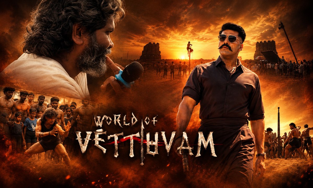 pesumcinema's tweet photo. #Vettuvam
அபோகலிப்டிக் ஆக்ஷன் பிரம்மாண்டம்: பா.இரஞ்சித்தின் 'வேட்டுவம்' மிரட்டல் வேர்ல்ட் வீடியோ வெளியீடு!
https://t.co/kqQQkiYbX9அபோகலிப்டிக்-ஆக்ஷன்-பிரம/
@EditorSelva @dhilipaction @anthoruban @valentino_suren #NaushadAhmed #VarshiniSankar #MohammedSubier #Kalaiyazhagan https://t.co/wb86TYWbzp