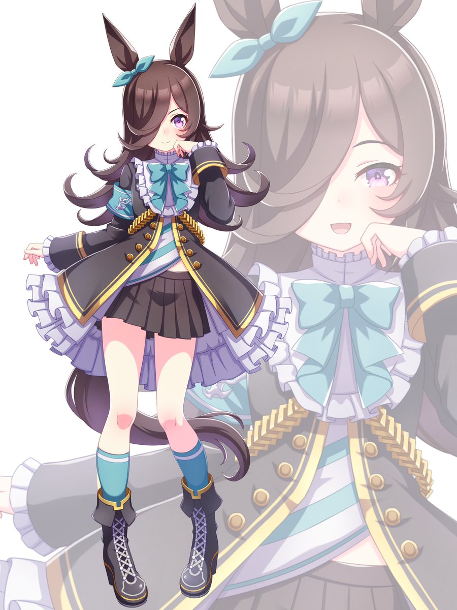 kashiyuki_yuki's tweet photo. 関係性のあるキャラクター同士が服装を交換して着たりするイラストって結構ありますけど、そういう表現好きなんです！

親密さと新鮮さ、尊さを同時接種できて、たまらないんですよねぇ https://t.co/MSKkX3UiDU