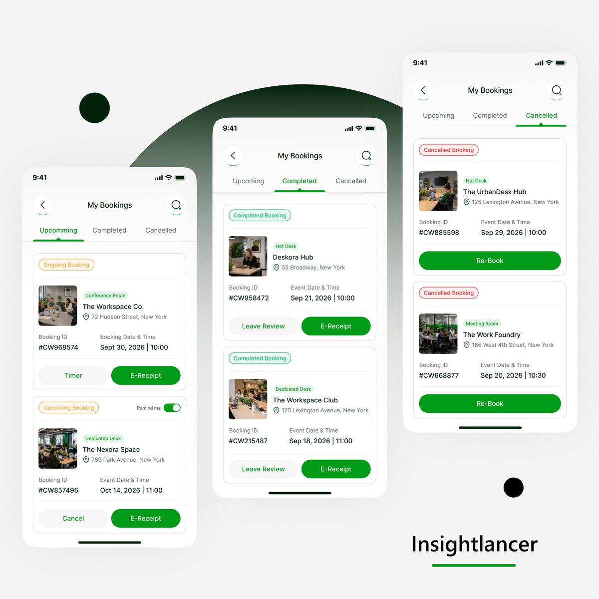 insight_lancer's tweet photo. Coworking Space App UIUX Design | Figma
Behance : https://t.co/vmqt1QGwkz
Dribbble : https://t.co/aTJcLuPqOS
#coworkingspaceapp #uiuxdesign #figma #mobileappdesign #workspaceapp #appuidesign https://t.co/vXi5QHD8Xn