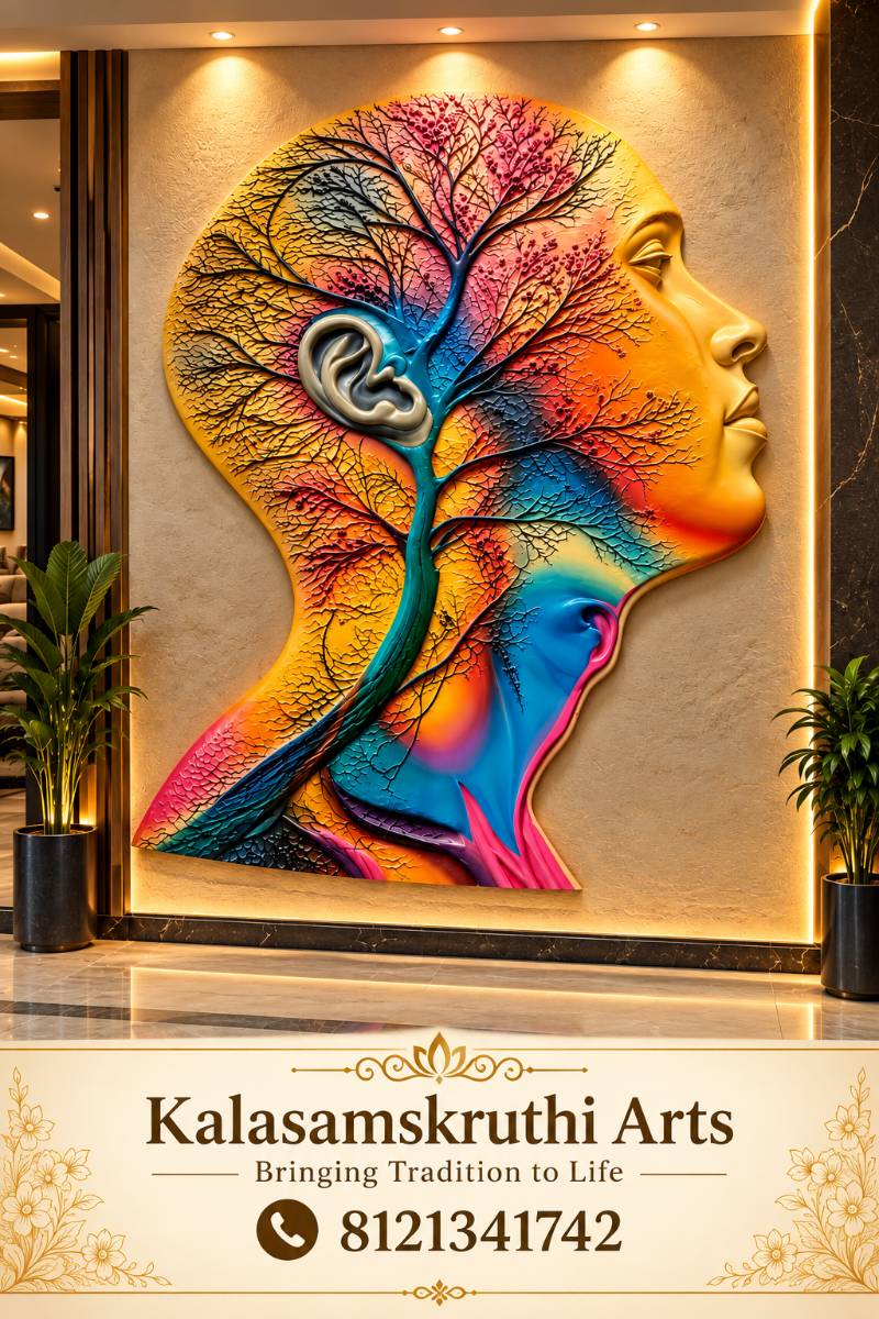 Hyderbadwallart's tweet photo. 🌳✨ Tree of Life Face Wall Mural
A colorful 3D wall sculpture combining nature, artistic expression &amp; dimensional craftsmanship.
🌿 Tree of Life design
🎨 Vibrant artistic finish
📞 8121341742
https://t.co/31w07fTYe3
#TreeOfLife #WallMural #3DWallArt #WallSculpture #Interiors https://t.co/Wu1uQcGiHC