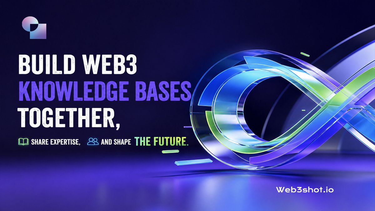 Web3_Shot's tweet photo. 🧩 Experts + organizations: unite on #Web3Shot.

📚 Build Web3 knowledge bases together, share expertise, and shape the future.

🤝 One platform. Collective intelligence. Unlimited impact.

$W3S $UW3S https://t.co/HGTcEdlqYi