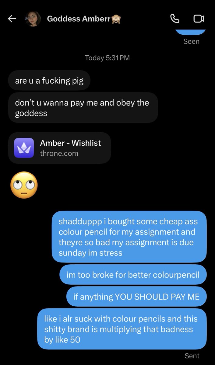 RelapserConstan's tweet photo. normalize dumping whatever stress you have onto scam african findom account.. anyways you know what release stress? gooning. You should go edge your brains out https://t.co/ghPOknJYcr
