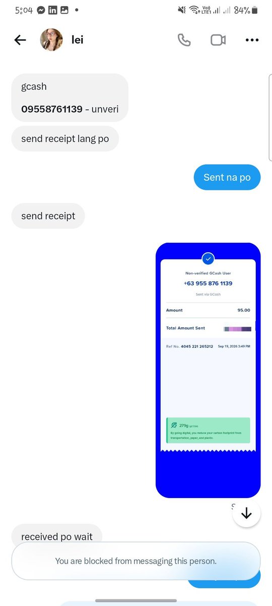 pimplesniriyal's tweet photo. @leinnewn
@havenxjs
Scammer. Blocked after receiving payment

#mwnprfs https://t.co/FgJ1brEQDC