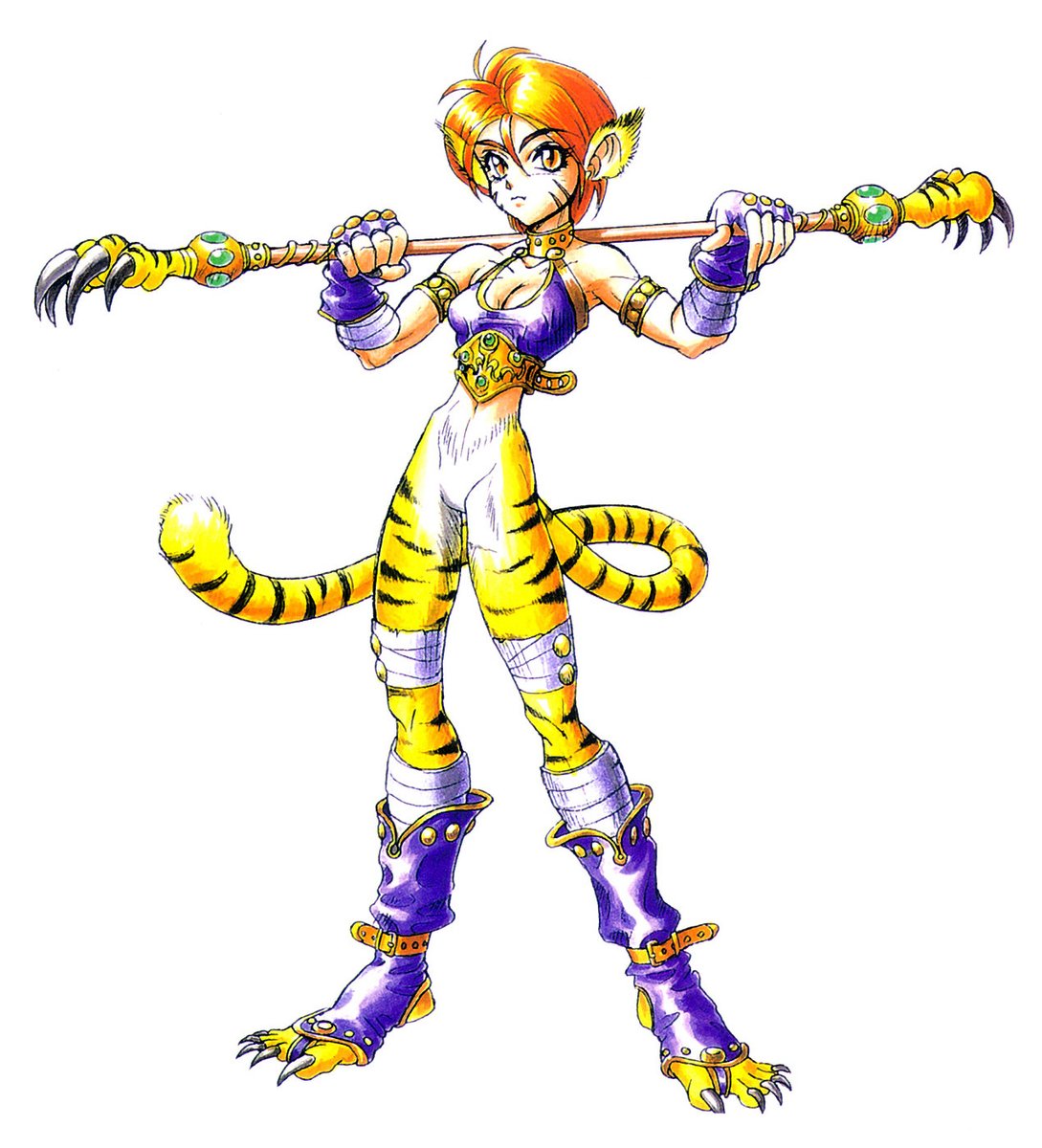 creativeuncut's tweet photo. Ryu Bateson, Nina Windia, Bleu, and Katt from Breath of Fire II by artist Tatsuya Yoshikawa. 

More art from the game: https://t.co/cmxLhPwZRZ https://t.co/ddrdrxC2Og