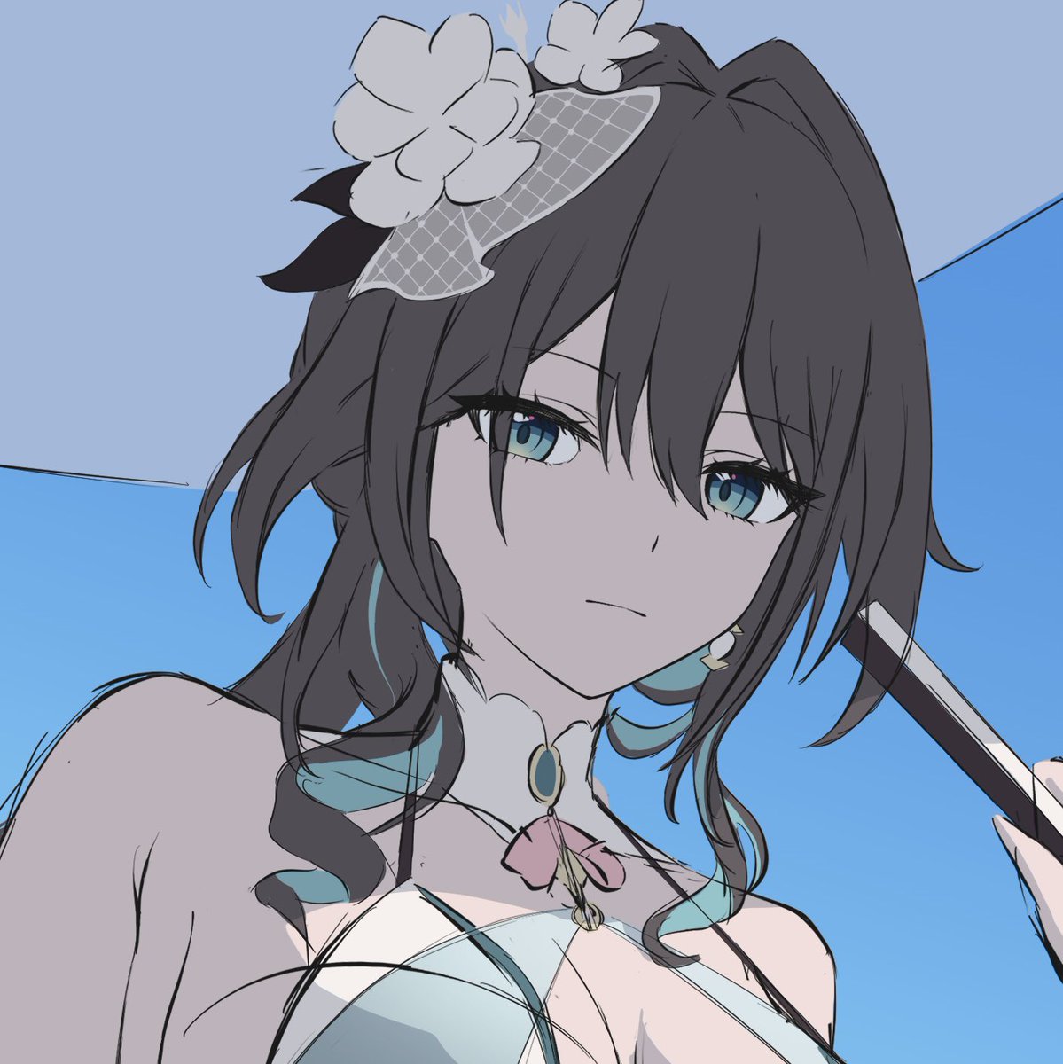 SOLOMONgame0616's tweet photo. 水着ルアン・メェイwip https://t.co/8NILACwGqE