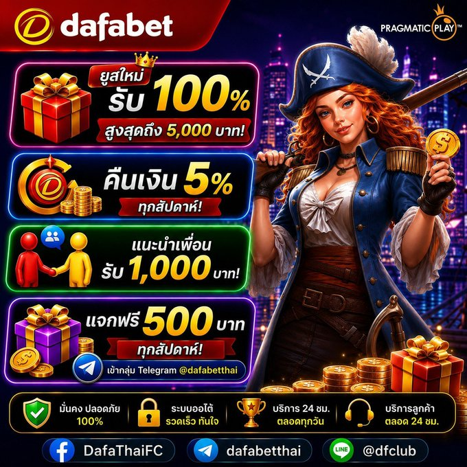 Slotzlq78's tweet photo. 🔴✨ DAFABET เว็บตรง ฝากแบงค์แดงมีถอน 💸
🔥 ยูสใหม่ฝาก 100 รับเพิ่มทันทีอีก 100% สูงสุด 5,000 บาท 🎁
📌🚀 สมัครเลยตอนนี้ >> https://t.co/exh6mpSnir
🧧 เครดิตฟรี 500 ทุกวีค 👉 https://t.co/CbZnaBSnxh

✅💰 ถอนได้จริง | โปรแรงจัดเต็ม | ปลอดภัย มั่นใจได้
#DAFABET #เว็บตรง #เครดิตฟรี https://t.co/O7XrLvjBHW