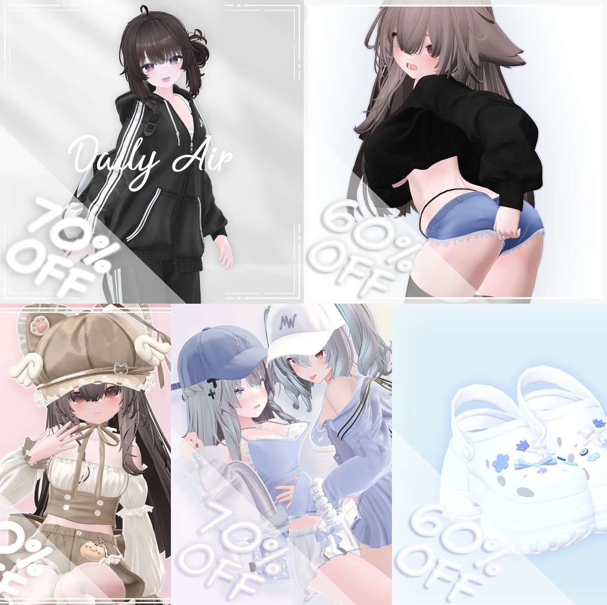 MillowWear_VRC's tweet photo. ✨ 【シルバーウィーク限定セール開催！】 ✨

9月19日~9月27日の9日間、SW記念セールを開催いたします！

最大75% OFFの特別価格でお求めいただけます！ (100 JPY~)

この機会にぜひチェックしてみてください！ 💖

👉 https://t.co/sby8yed98o

#booth_pm https://t.co/Z5H7P13dFX
