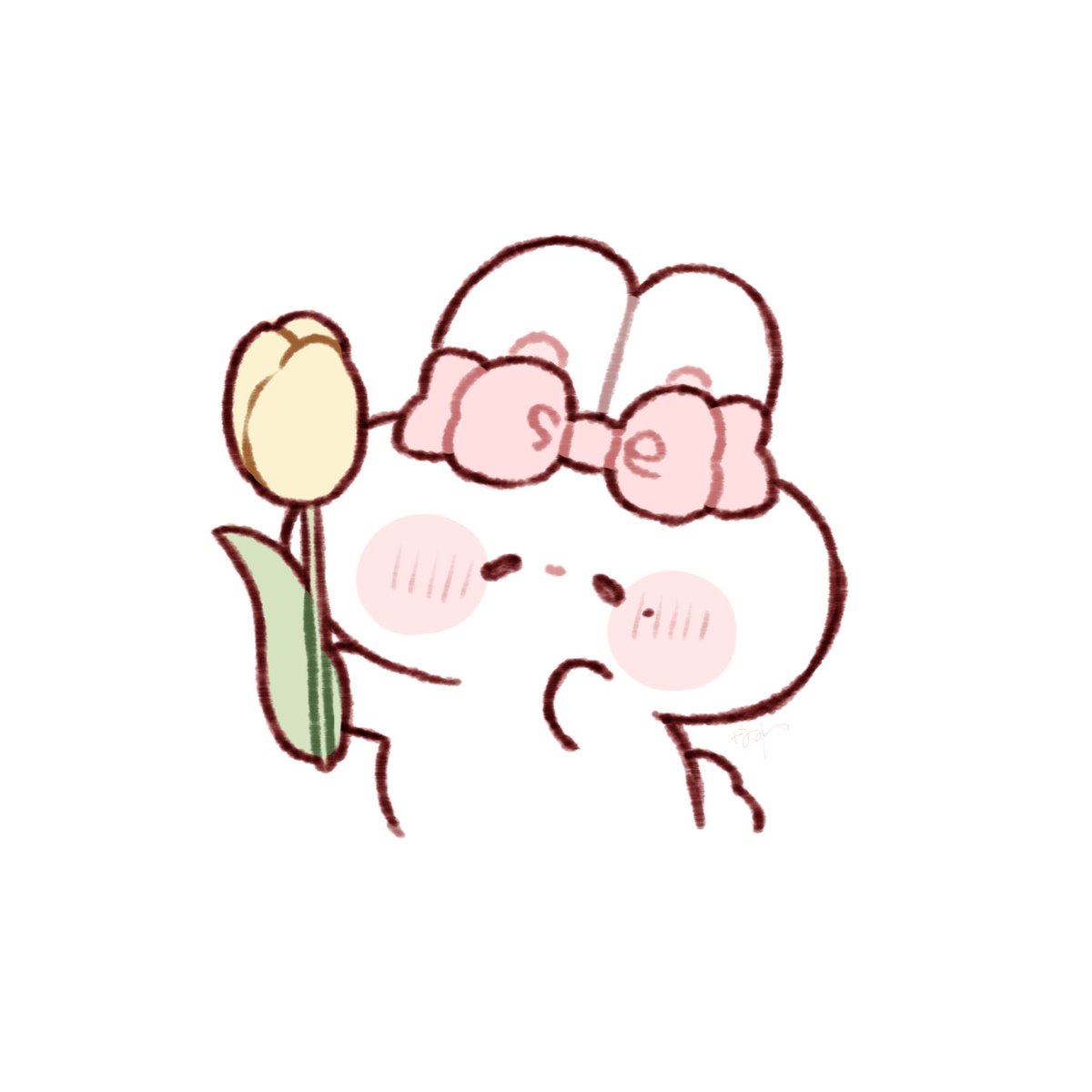 h_ykn_24's tweet photo. 🐰🌷 https://t.co/nB0ta7HgUn