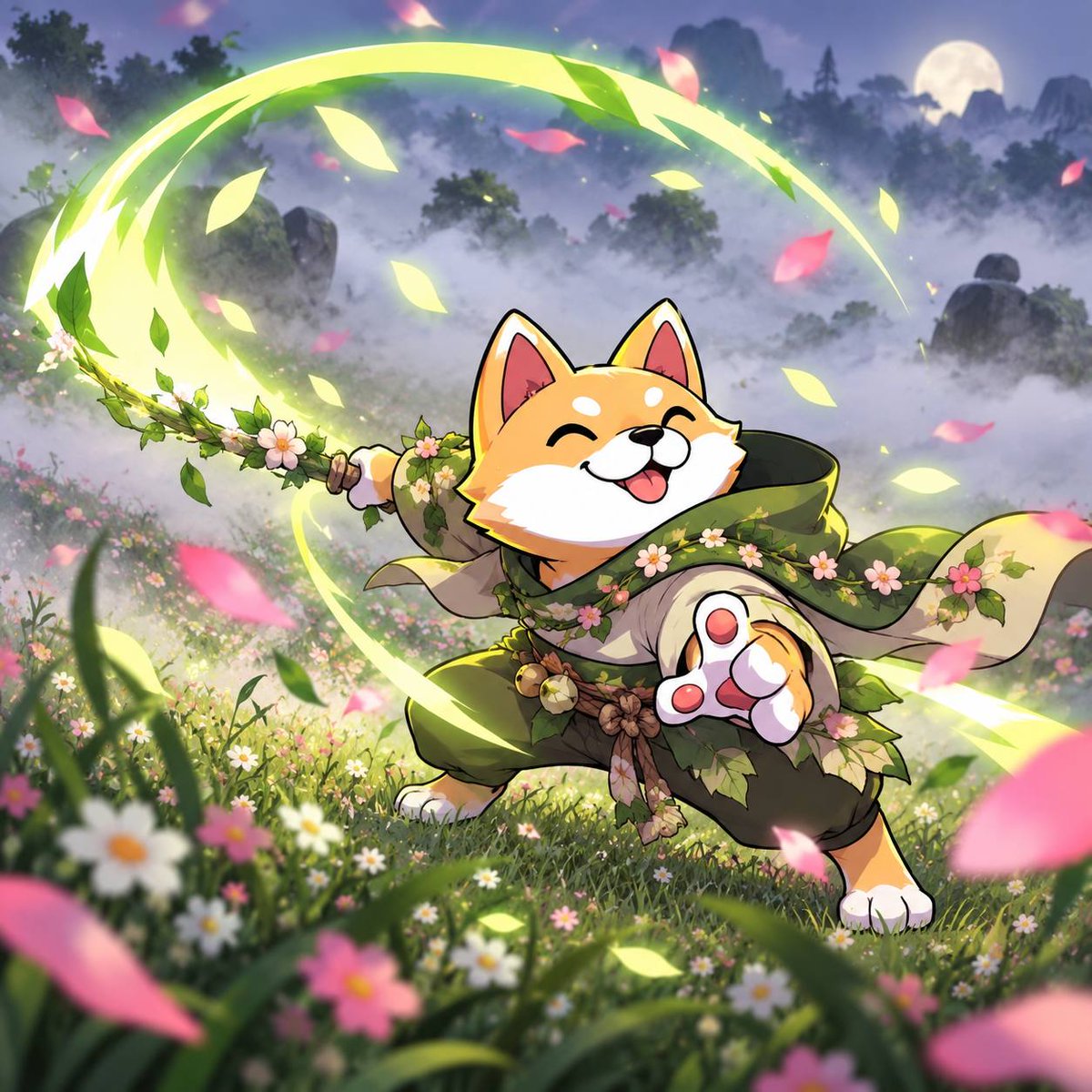 Natural_inu's tweet photo. Natural Inu reporting for duty.
The meadow is protected. 

Fear the floof. 🌿🌸 https://t.co/S3wBV6aWGo