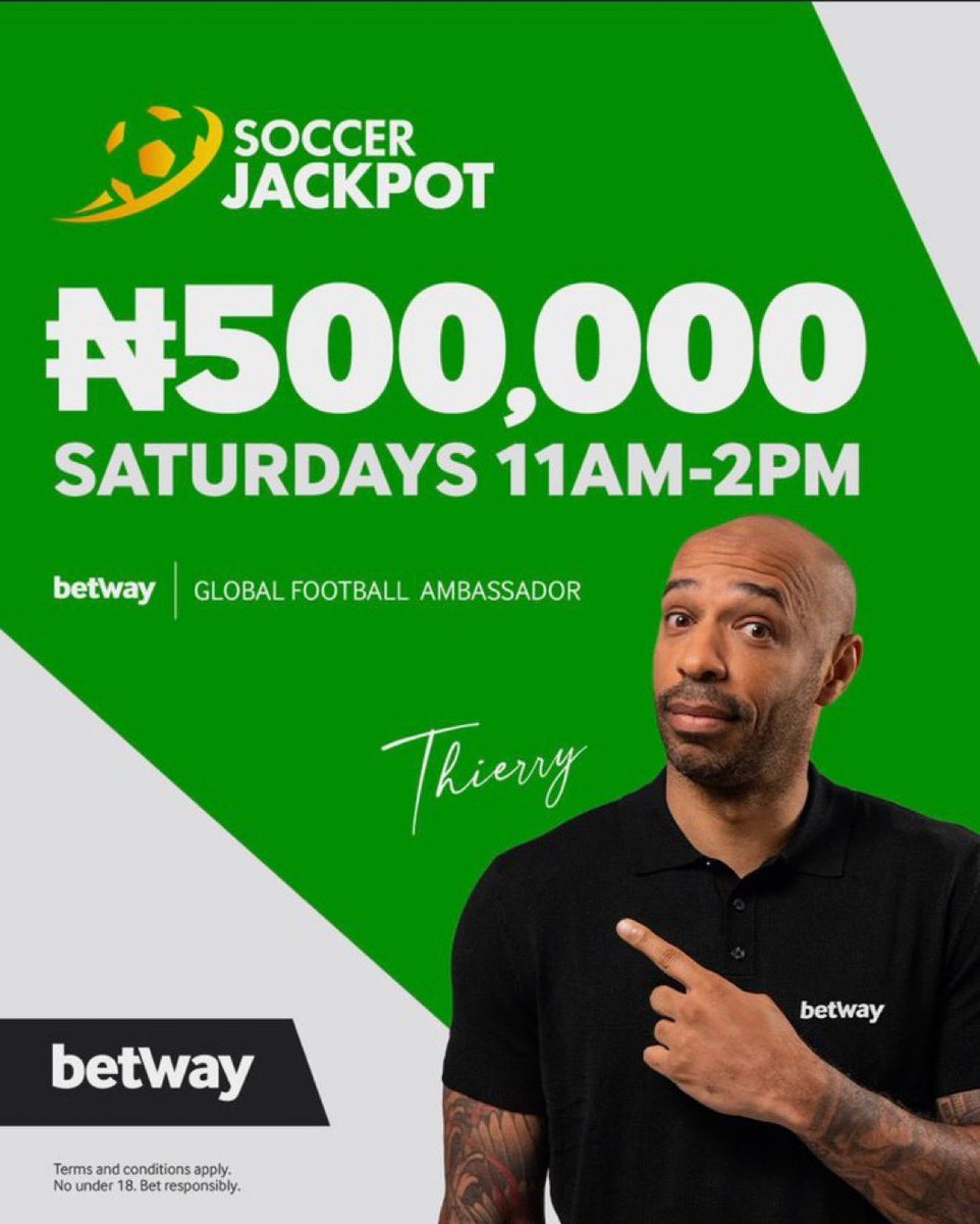 BigOre246's tweet photo. If ₦200 dey your hand this weekend, you know wetin to do 

Get your soccer jackpot bet in between 11am–2pm and you could stand a chance to share from ₦500,000 every week.

Oya oooo: https://t.co/Gfr4pavYOA https://t.co/hryvnHIrCU