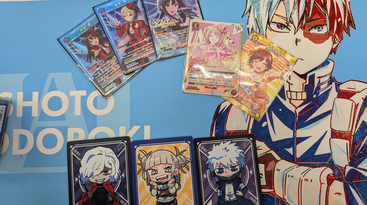 Ponta76682's tweet photo. ユニオンレア争奪戦20th
デレマス
使用　ガルフロ
BEYOND_THE_STARLIGHT　後✕
こちらエナ事故Ex2リムーブ1
ミラー　先◯
こちら盾1SP
お相手盾SP1
ミラー　後◯

階段崩してオポ高くなったため通常版ゲット！
初戦事故の不運スタートだったけど、残り2戦のガチャ運は豪運でした。 https://t.co/D04nvI5Ezl