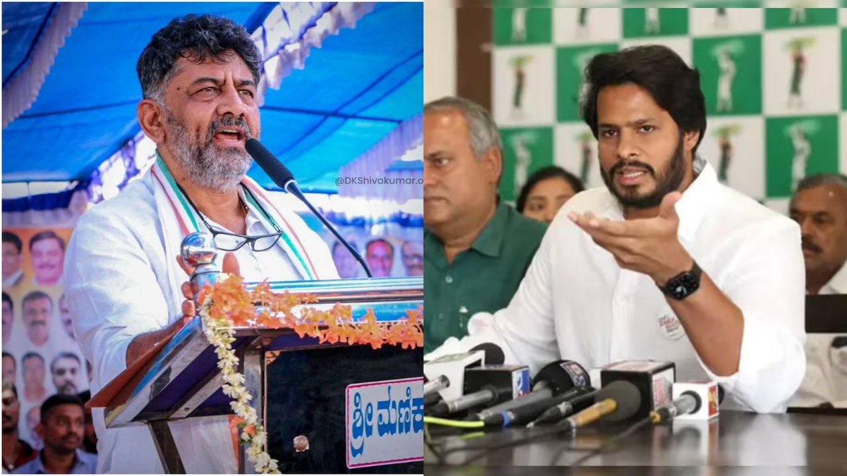 AsianetNewsSN's tweet photo. ವೇದಿಕೆಯಲ್ಲಿ ಸಂಸ್ಕತ ಶ್ಲೋಕ ಹೇಳಿದ ತಕ್ಷಣ ಸಂಸ್ಕಾರ ಬರಲ್ಲ: ನಿಖಿಲ್ ಕುಮಾರಸ್ವಾಮಿ ಕಿಡಿ
Read More: https://t.co/9mWJjRmv8n
#NikhilKumaraswamy #DKShivakumar #SanskritShloka #PMModiBirthday #JDSVsCongress #KarnatakaPolitics #AshirvadKaDiya #KannadaNews