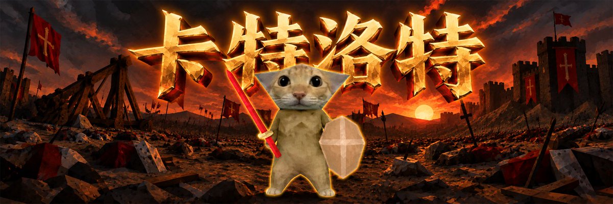genyrational's tweet photo. HOLY FUCK, THIS IS LITERALLY THE CAT VERSION OF WTDD,

This meme of a cat banging his sword and shield is going insanely viral on X right now with over 1M views in 18 hours and being posted on other social media platforms 

https://t.co/ORXHWGgvcP

I've done some research and have found out that this cat meme actually originated in China aswell

Cat coins have been giga running every single day and now we've been blessed with the perfect meme on the timeline

The meme is originally called 'Sir Catelot' or - 卡特洛特

This is insanely fucking good.

卡特洛特 - Sir Catelot