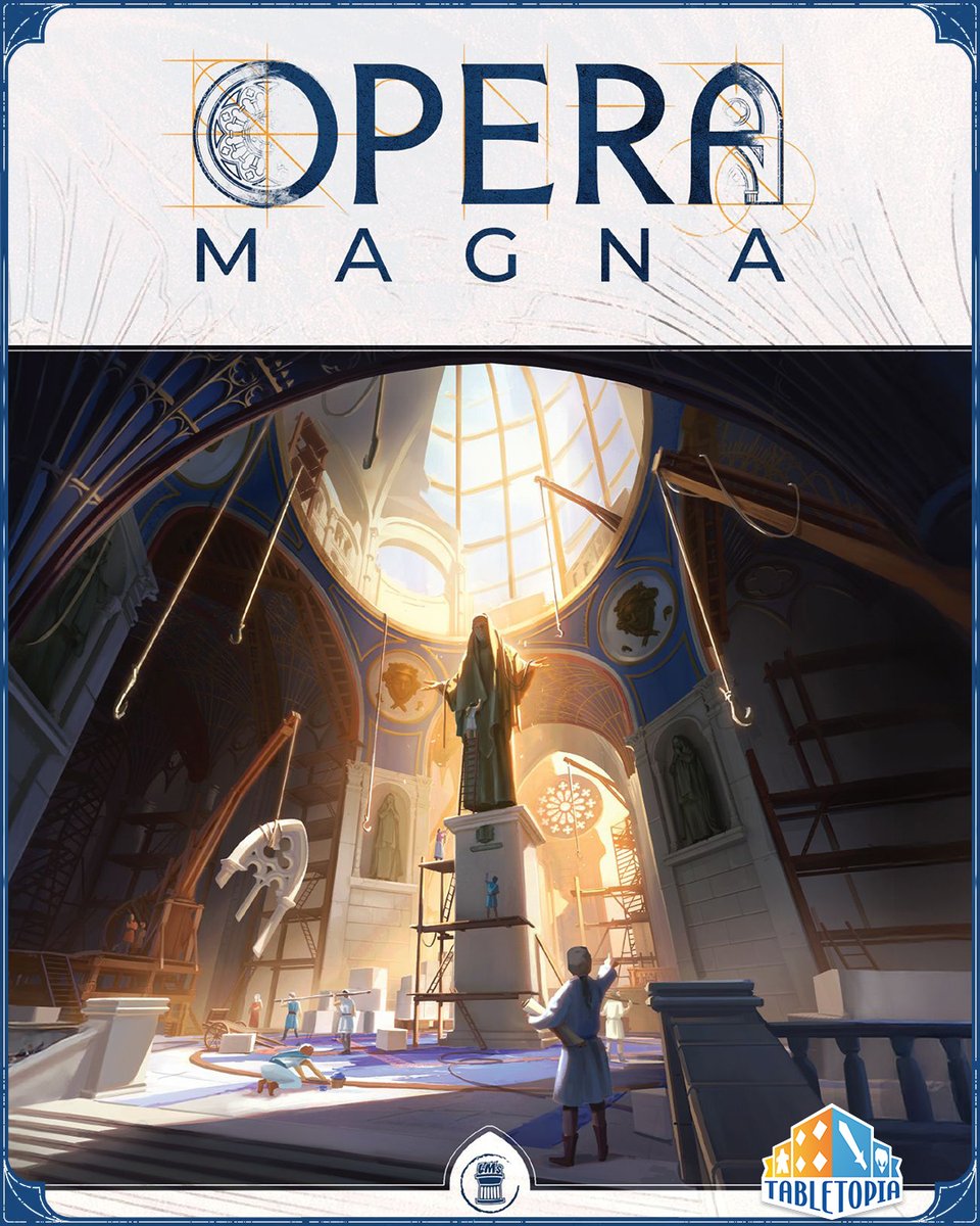 TabletopiaGames's tweet photo. 🏛️🇮🇹 Opera Magna is now on Tabletopia!
Enter Renaissance Florence, develop your workshop, trade for materials, and help build Santa Maria del Fiore.
Manage the market, improve Worksites and balance ambition with the cathedral’s construction!

#Tabletopia #OperaMagna #boardgames https://t.co/uHIYXf1gox